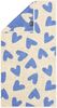 2 Stück Cawö Handtuch Handtücher 50x100 cm Heart Beats capri Herzen blau 6275-31 Bild 2