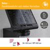 Solar LED Wandfluter Lesla Dämmerungsgesteuerter Bewegungsmelder (IR) IP65 eckig 150x319mm 3000K 12,5W 1000lm 3,7V Anthrazit Kunststoff Bild 5