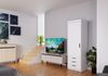 AX LIVING Kleiderschrank Schrank Weiß Storicos 1T3S 59,9cm Modern Bild 4