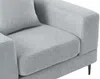 Vente-unique - JAMOLO Sofa and armchair set Stoff Grau - B 89 cm x H 82 cm x L 107 cm227 cm Bild 5