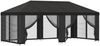 vidaXL Pavillon mit Seitenwänden 6 x 3 m Anthrazit Polyester und Stahl 3376021 Bild 2
