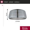 Paulmann Leuchtenschirm Neila URail 2Easy Schirm Neila Rauchglas Glas Bild 5