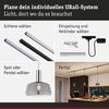 Paulmann Leuchtenschirm Neila URail 2Easy Schirm Neila Rauchglas Glas Bild 4