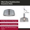 Paulmann Leuchtenschirm Neila URail 2Easy Schirm Neila Rauchglas Glas Bild 3