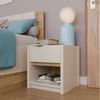 FORTE Nachtkommode Oak Squere, B/H/T 40,6/43/41,7 cm inklusive Beleuchtung, Vollauszug Bild 2