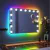 SONNI Schminkspiegel Schminkspiegel mit beleuchtung, Make-up, Hollywood Spiegel mit LED, 3 Farbe Licht Bild 2