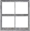 FORTE Mauro Regal, Holzwerkstoff, Grau, 72,7 x 72,8 x 32,9 cm Bild 3