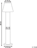 LED Pollerleuchte HOLMES 60 cm Schwarz Bild 2