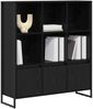 vidaXL Bücherregal 2 pcs Schwarz Eichen-Optik 99,5 x 30 x 108 cm 3403022 Bild 3