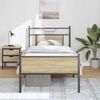 vidaXL Bettgestell ohne Matratze Sonoma-Eiche 75x190 cm Holzwerkstoff 4106970 Bild 4