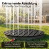 STEELSØN 'Samaya' Bodendusche rund, Gartendusche anthrazit/grau, Campingdusche wetterfest, Saunadusche, Fontänenhöhe bis zu 4m, inkl. Fußrad Bild 5