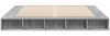 vidaXL Bettgestell Grau Sonoma 200x200 cm Holzwerkstoff 3280452 Bild 4