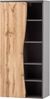 Midischrank >Kaprun< (B/H/T: 60x130x35 cm) in graphit - 60x130x35 (BxHxT) Bild 2
