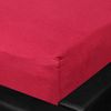 BettwarenShop Jersey Spannbettlaken Multi-Stretch|90x200 - 100x220 cm| rubin Bild 2
