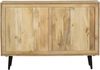 Sideboard KJELL - Holz Braun 79 x 31 x 117,5 cm | Schrank Flur Schlafzimmer Kommode Bild 4