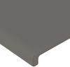 Kopfteil, Bettkopfteil, Minimalistisch Grau 90x5x118/128 cm Kunstleder Bild 4