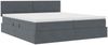 vidaXL Aufbewahrungsbett mit Kopfteil Dunkelgrau 90 x 200 cm 3370962 Bild 5