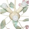 Licht-Erlebnisse Deckenleuchte SUMMER, ohne Leuchtmittel, Deckenlampe Weiß Rosa Metall Floral Küche Esszimmer Lampe Bild 3