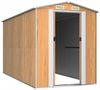 vidaXL Geräteschuppen Hellbraun 192x357x223 cm Verzinkter Stahl 3147473 Bild 3