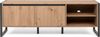 Finori 'Denver 54' TV-Board mit 2 Türen, Holzwerktstoff / Metall anthrazit, 160 x 40 x 55 cm Bild 5
