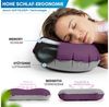 Nordmut Reisekissen aufblasbar & ergonomisch für Camping & Outdoor, kompakt & ultraleicht, Spar-Set, 1-tlg, Nordmut Rago + Kompressionsbeutel, Trekking, Schlafkissen für Nacht, waschbarer Bezug, Kompressionsbeutel Bild 4