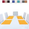 1 Stück Tischsets Platzset Tischuntersetzer Platzdeckchen Tischdeko Tischmatte Essensunterlage Maße 30x45 cm, Farbe: hellorange - marigold Bild 2