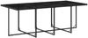 vidaXL 13-tlg. Garten-Essgruppe mit Kissen Schwarz Poly Rattan 3210979 Bild 4