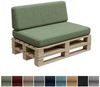 Gutekissen®, Palettenkissen, Palletenpolster, Gartenkissen, Palettenauflagen, Sofa, Kissen, Polster, Auflagen Indoor Outdoor PFBG (Set (120x80 + 120x35), Pistazie) Bild 3
