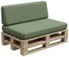 Gutekissen®, Palettenkissen, Palletenpolster, Gartenkissen, Palettenauflagen, Sofa, Kissen, Polster, Auflagen Indoor Outdoor PFBG (Set (120x80 + 120x35), Pistazie) Bild 2