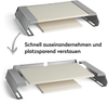 BURNHARD® Pizzaaufsatz Bundle 3-tlg. für Gasgrills, Pizzacover mit 2 Cordierit-Pizzasteinen inkl. Pizzabrett & Wiegemesser, ideal für FRED & EARL Gasgrills, neapolitanische Pizza in 90-120 Sekunden, Beige Bild 3