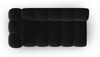 Micadoni Modulares Sofa Lupine 3-Sitzer Links Samtstoff Salvador Schwarz Bild 4
