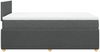 vidaXL Boxspringbett mit Matratze Dunkelgrau 120x200 cm Stoff 3287417 Bild 5
