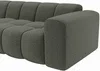 Vente-unique - CALESO Sofa Stoff Grün - B 163 cm x H 69,5 cm x L 284 cm Bild 4