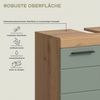 INOSIGN Waschbeckenunterschrank Siena, Breite 60cm, 2 Tür, 2 Fächer, mit Siphonausschnitt, MDF-Front (1-St) in verschiedenen Farben erhältlich, Badmöbel, Badschrank, Kommode, Bad Bild 4