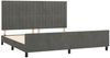 Doppelbett, Bettgestell Modernen ohne Matratze Dunkelgrau 200x200 cm Samt d2317e Bild 4