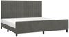 Doppelbett, Bettgestell Modernen ohne Matratze Dunkelgrau 200x200 cm Samt d2317e Bild 3