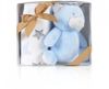 Cangaroo Babydecke 90 x 75 cm mit Plüschtier kuschelige Babydecke Krabbeldecke blau Bild 2