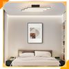 ZMH Deckenleuchte Wohnzimmer Schlafzimmer Moderne Lampe Schwarz 18W Innendesign 3000K Warmweiß Bild 4