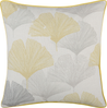 Kissen 2er Set Pflanzenmuster CANDYTUFT 45 x 45 cm Gelb Bild 4
