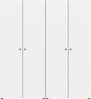 Home affaire Kleiderschrank BILLINGS, Schlafzimmerschrank, Schrank, Garderobenschrank (OTTO BESTSELLER, Garderobe & Schlafzimmer) Breite 160cm, weiß, 4-türig, inkl. 2 Kleiderstangen und 2 Ablageböden Bild 4