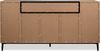 Finori Nola 51A Sideboard, Dekor Artisan Oak / schwarz | Sideboard für Wohnzimmer | Maß: B x H x T ca. 180 x 90 x 42 cm | Sideboard mit 2 großen Türen, 3 kleinen Türen und 2 Schubkästen Bild 5