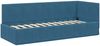 vidaXL Eckbettgestell mit Kopfteil Blau 80 cm x 200 cm Samt 42016286 Bild 4