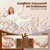 Lexzurn Sitzsack Sitzsack Lazy Sofa Gaming Sitzsack mit Hocker, Sitz Sack mit (Granularer-MemorySchwamm Füllung, Lounge Sessel, Lounge Stuhl, Weich und Formstabil), Couch für Erwachsene und Kinder, für Schlafzimmer, Büro und Wohnzimmer Bild 2