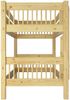 Kinderstockbett aus Massivholz mit wählbarem Zubehör, Liegefläche 90x200 V-60.12-09Ni70Rollrost und Bettkasten inkl. Bild 5