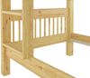 Kinderstockbett aus Massivholz mit wählbarem Zubehör, Liegefläche 90x200 V-60.12-09Ni70Rollrost und Bettkasten inkl. Bild 4