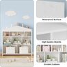 GarveeMore Kinderregal mit 15 Fächern,Burgdesign Spielzeugtruhe,103.5x30x100cm, Bücherregal Kinder,Standregal Spielzeug für Kinderzimmer,Schlafzimmer Bild 2