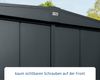 Hörmann Ecostar Metall-Gerätehaus Elegant mit Satteldach Typ 3, 238x303 cm , anthrazitgrau, 7,2 m²,1-flüglige Tür Bild 4