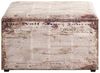Sitztruhe Kunstleder Wall Street Motiv 65 x 40 x 42 cm Bild 2