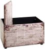 Sitztruhe Kunstleder Wall Street Motiv 65 x 40 x 42 cm Bild 3