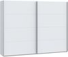 Forte SOPHISTISPACE Kleiderschrank 270, 2-türiger Schwebetürenschrank mit Einlegeböden und Kleiderstange, Weiß, 269,8 cm breit, 210,5 cm hoch, 62,9 cm tief Bild 3
